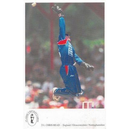 Chris Read Gloucester Cricket Team Classic Card Postcard