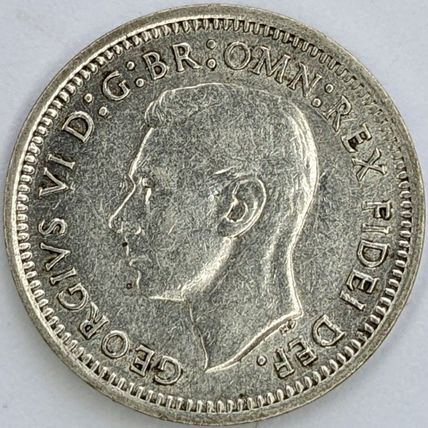 AUSTRALIA 1951 PL Threepence 50% Silver (A - D)