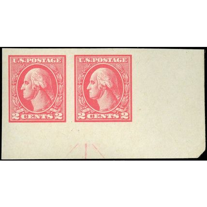 US SCOTT #534 SHEET CORNER PAIR! Mint-XF-OG-NH!