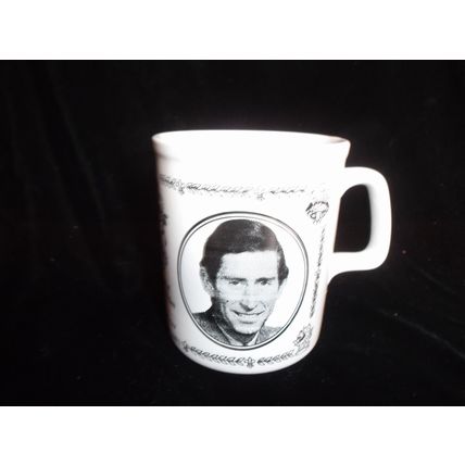 Prince Charles Lady Diana Wedding Mug 1981