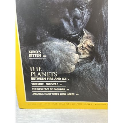 National Geographic Magazine January 1985 KoKo's Kitten - Vintage Collectable