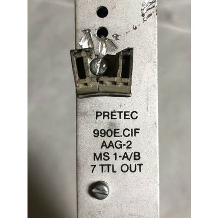 ERNI PROTEC 990E.CIF AAG-2 MS 1-A/B 7 TTL OUT BOARD,EV