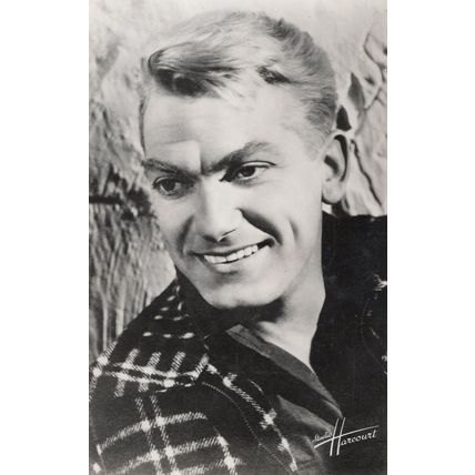 Jean Marais Studio Harcourt Film Actor RARE French Postcard