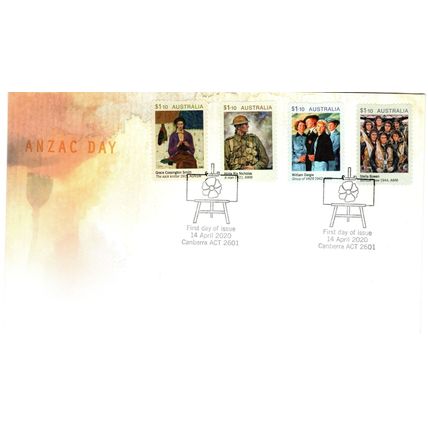 Australia 2020 Anzac Day,First day cover