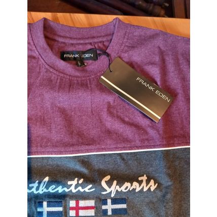 2 x FRANK EDEN AUTHENTIC SPORTS TOPS L/S T-SHIRT LARGE BNWT