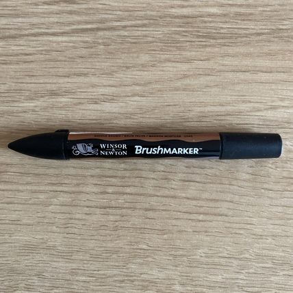 Winsor & Newton : Brush (Pro)Marker : Saddle Brown