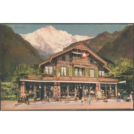 Chalet Minerve, Export, Interlaken, c.1910 - Gabler CPA