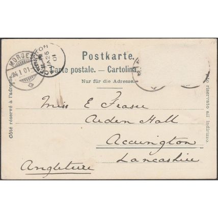 Quai du Mont-Blanc, Genève, 1901 - Charnaux Frères CPA