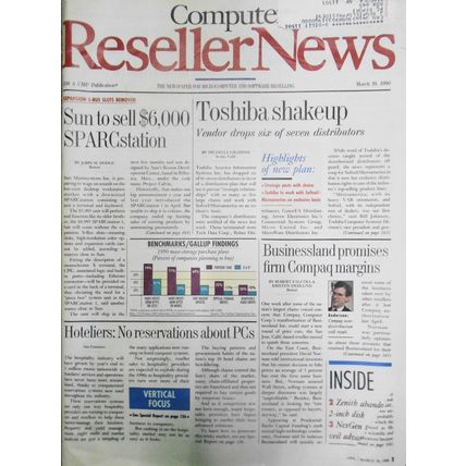 Computer Reseller News - March 19, 1990
