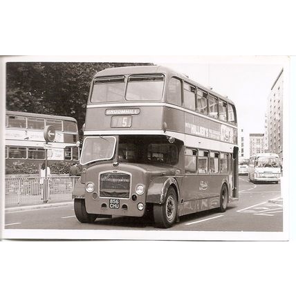 Black & White Photograph of Bristol Omnibus Co. Ltd. - 856 CHU ex. Bath Tramways