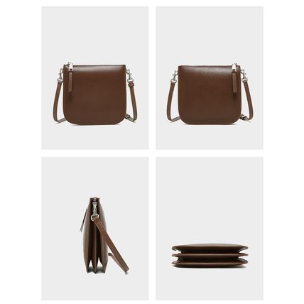 Women Genuine Leather Totes Shoulder Bag Purses and Handbags Brown