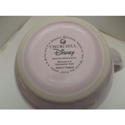 Disney - Churchill - Seasons Greetings - Eeyore - Pink - Barrel Tea/Coffee Mug