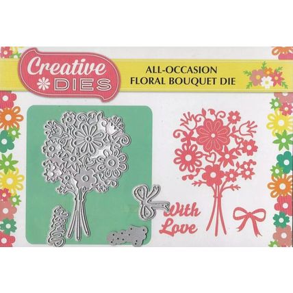 Creative Dies. Floral Bouquet Die Set. Die Cutting Cardmaking Scrapbooking