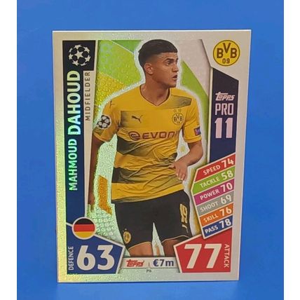 Match Attax CHAMPIONS LEAGUE 2017/2018 topps PRO 11 CARD Mahmoud Dahoud P6
