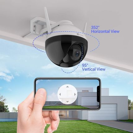 EZVIZ 360° Security Camera Outdoor, Wifi Camera for Home Security, Surveillance