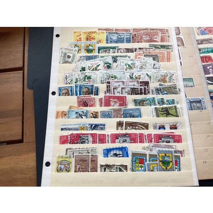 ICOLLECTZONE Columbia Dealer Stock pages Excellent lot unpicked (COL570)