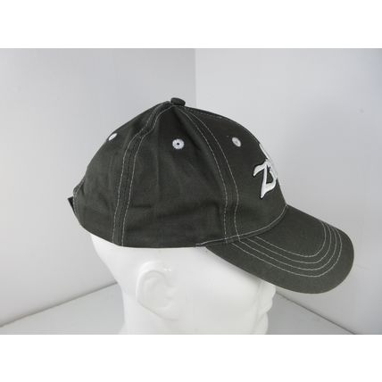 Zildjian 3D Embroidered Logo Baseball Dad Hat Cap Gray 100% Cotton Strapback
