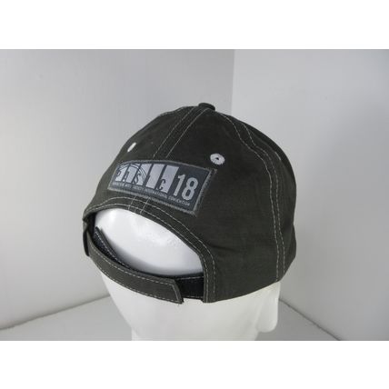 Zildjian 3D Embroidered Logo Baseball Dad Hat Cap Gray 100% Cotton Strapback