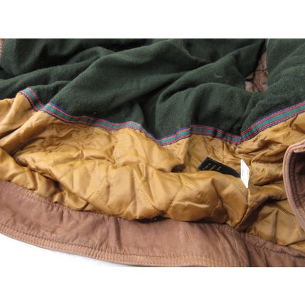 Vintage Levi's Westernwear Tan Leather Jacket Warm Winter Insulated Soft XL Tall