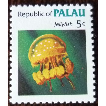 Palau 1983 Marine Life 5c Jellyfish mint stamp SG11