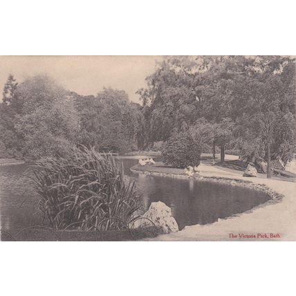 ED 376 BATH - VICTORIA PARK. PRINTED POSTCARD
