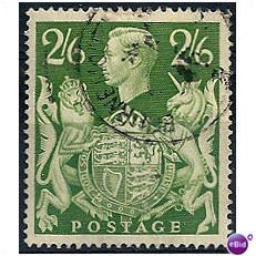 1941 SG476a 2/6d- Yellow+Green Fine Used