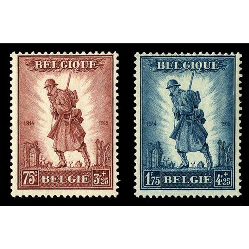 1932 Belgium Charity Stamps MH