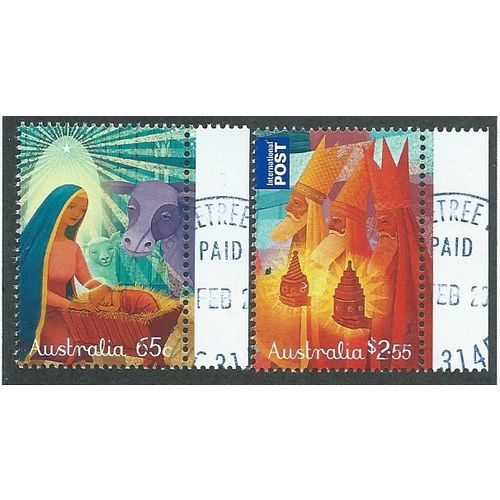 AUS 2015 SET ' CHRISTMAS' (2v) FINE USED (EBID40-021)