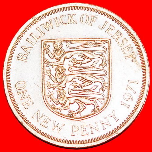 GREAT BRITAIN 3 LIONS: JERSEY ★ 1 NEW PENNY 1971! LOW START ★ NO RESERVE!