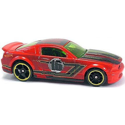 Hot Wheels - '07 Ford Mustang: HW Art Cars #8/10 - #198/250 (2016) *Red Edition*