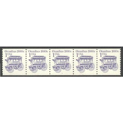 2225b 1c Omnibus Fine MNH Dry Gum PNC 3/5 R0120
