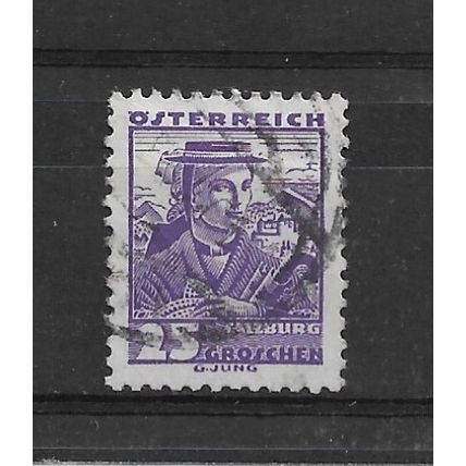 Austria.SG726 25g Salzburg (Violet).Fine Used.Aug22