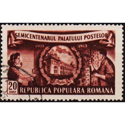 Romania. 1953 20b S.G.2302 Used