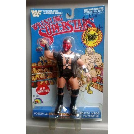 wwf ljn wrestling superstars autographed demolition ax wrestling figure