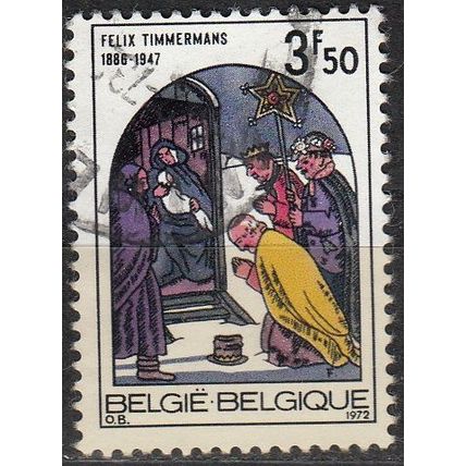 Belgique 1972 Michel 1705 O Cote (2008) 0.25 € Noël Felix Timmermans