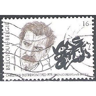 Belgique 1996 Michel 2720 O Cote (2008) 0.80 € Poète Christian Dotremont