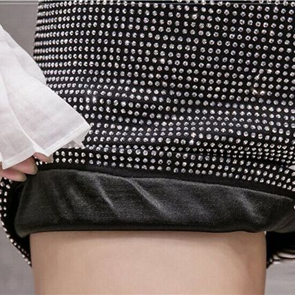 Lady Glitter Shiny Shorts Crystal Sequins ​hot Pants Slim Clubwear Punk Rock
