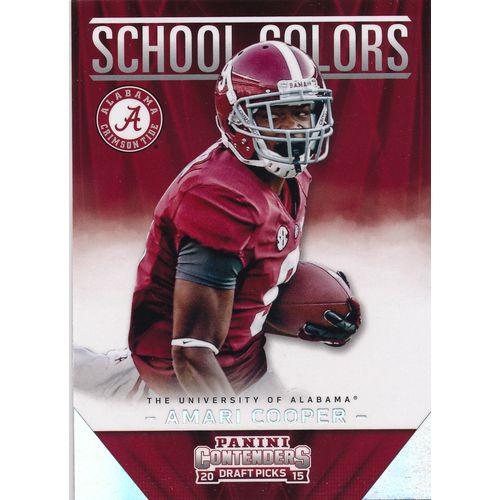 2015 Panini Contenders Draft Picks School Colors 26 Amari Cooper Crimson Tide