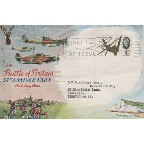 GB 1965 Battle of Britain picture FDC London W2 pm see rest