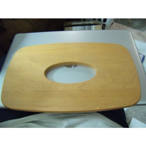 Longaberger Slotted Wood Tissue Basket Lid - 12 1/4" X 7 1/2"