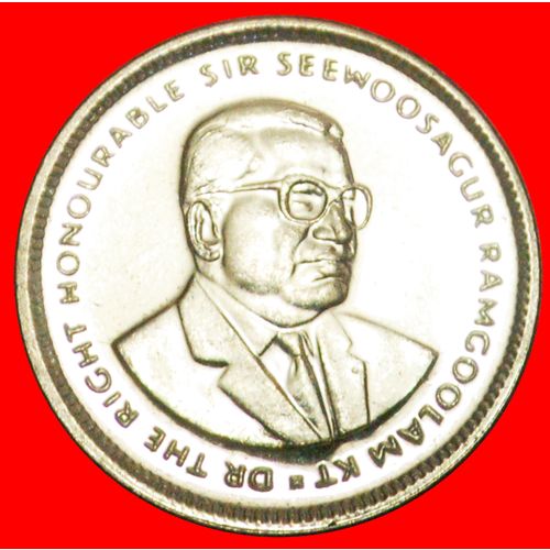 PORTRAIT (1987-2016): MAURITIUS★20 CENTS 1999 MINT LUSTER★LOW START★ NO RESERVE!