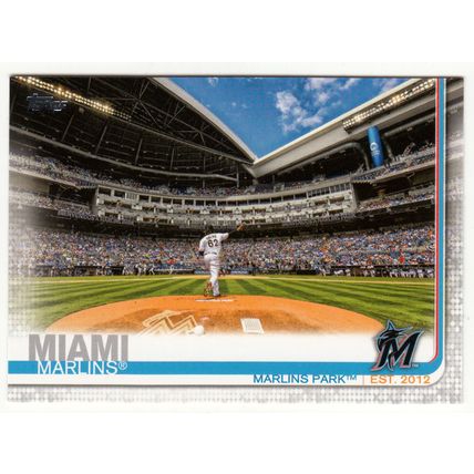 2019 Topps Miami Marlins team set with updates 27 cards