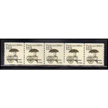 2133 12.5c Pushcart Very Fine MNH Dry Gum PNC 1/5 X2170