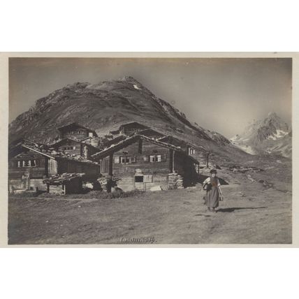 Faldumalp Switzerland Antique Postcard