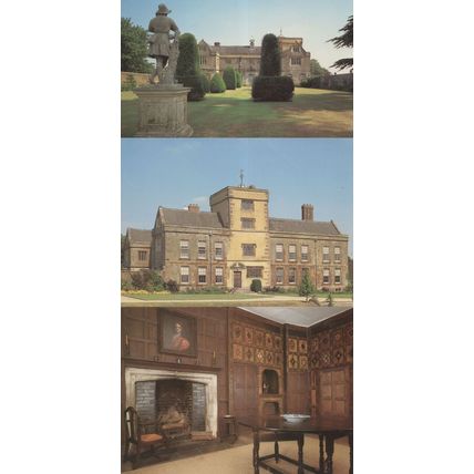 Canons Ashby House Northampton Winter Parlour Aerial 3x Postcard s