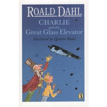 Roald Dahl Charlie & The Glass Elevator 1995 Book Postcard