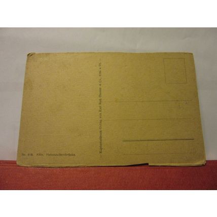 HOHENZOLLERNBRUCKE, KOLN, COLOGNE, GERMANY unused antique postcard /
