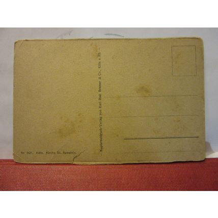 KIRCHEST. APOSTELN, KOLN, COLOGNE, , GERMANY, unused antique postcard /