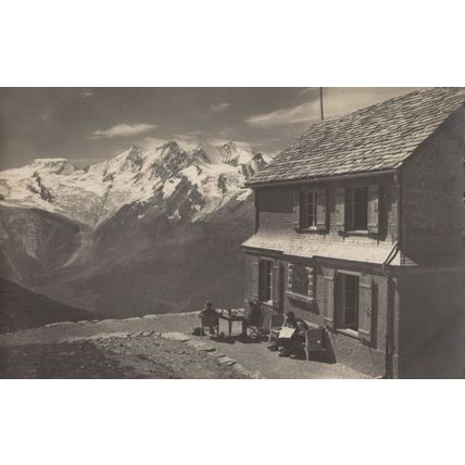 Mischabelkette Saas-Fe Switzerland Old Postcard