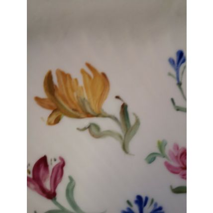 Odd Shaped Serving Plate Hand Painted Elma Key